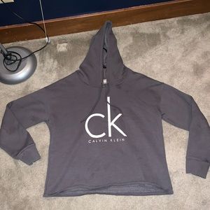 Dark grey Calvin Klein dropped sweatshirt